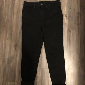 American Eagle high rise black jeans
